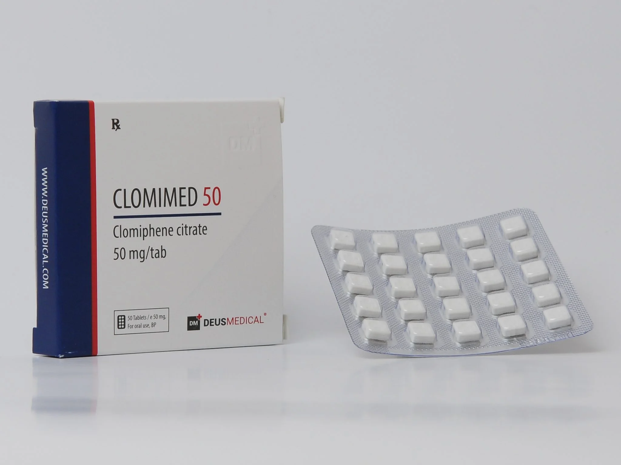CLOMIMED 50 (CLOMIPHENCITRAT) DEUS MEDICAL 50mg/Tab 50 Tab