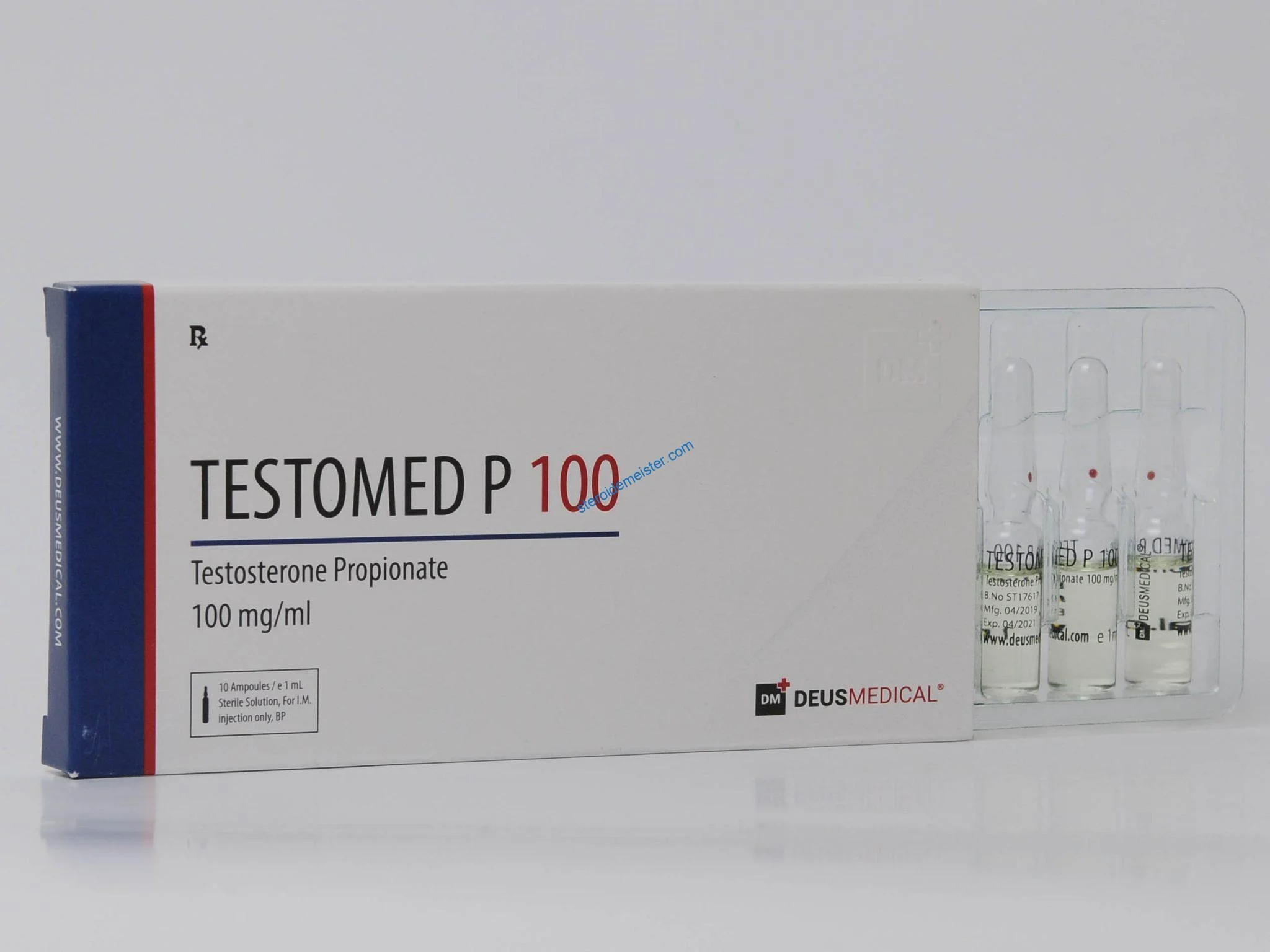 TESTOMED P 100 (Testosteron Propionat) DEUS MEDICAL 100mg/ml