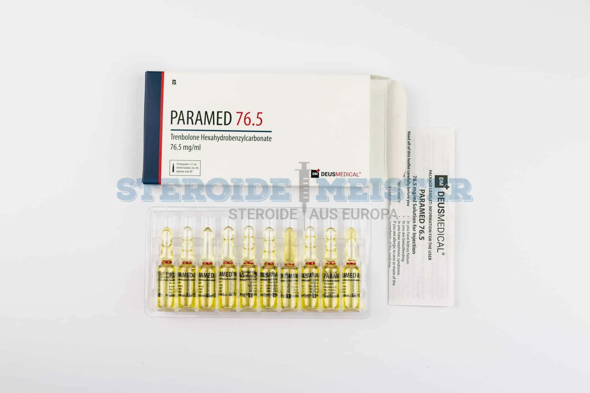 Paramed 76.5 (Trenbolonhexahydrobenzylcarbonat) Deus Medical