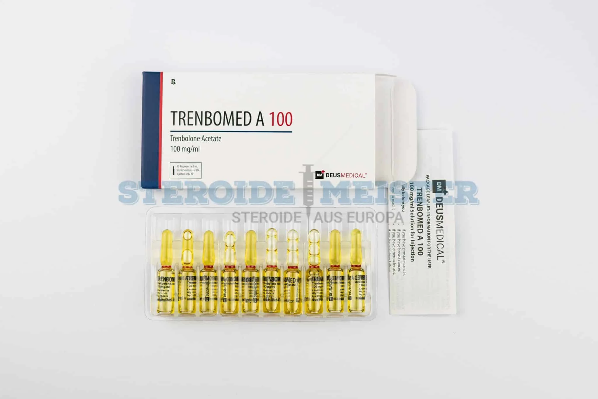 Trenbomed A 100 (Trenbolonacetat) Deus Medical 100mg/ml 10 Ampullen