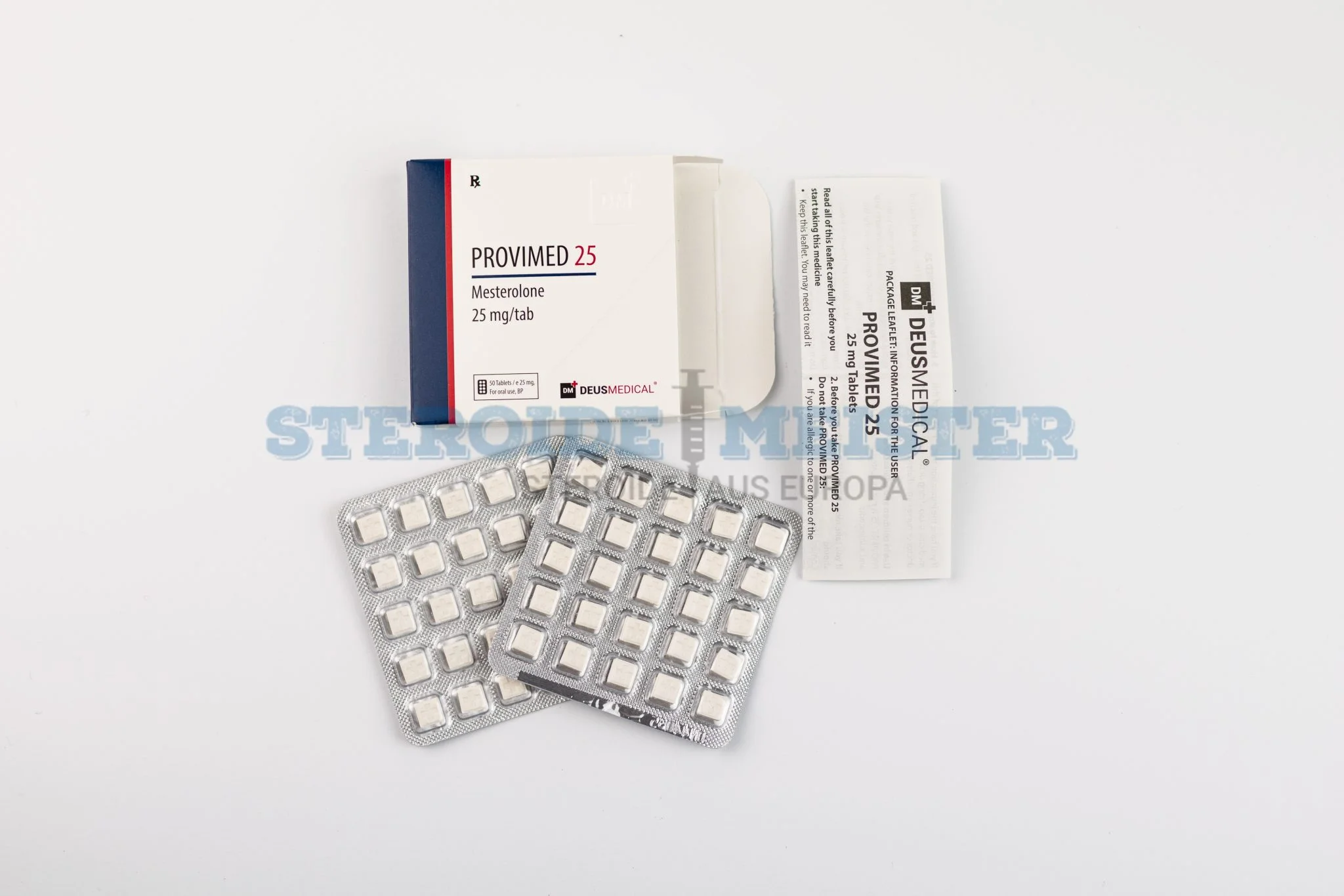 Provimed 25 (Mesterolon) Deus Medical 25mg/Tab 50 Tab