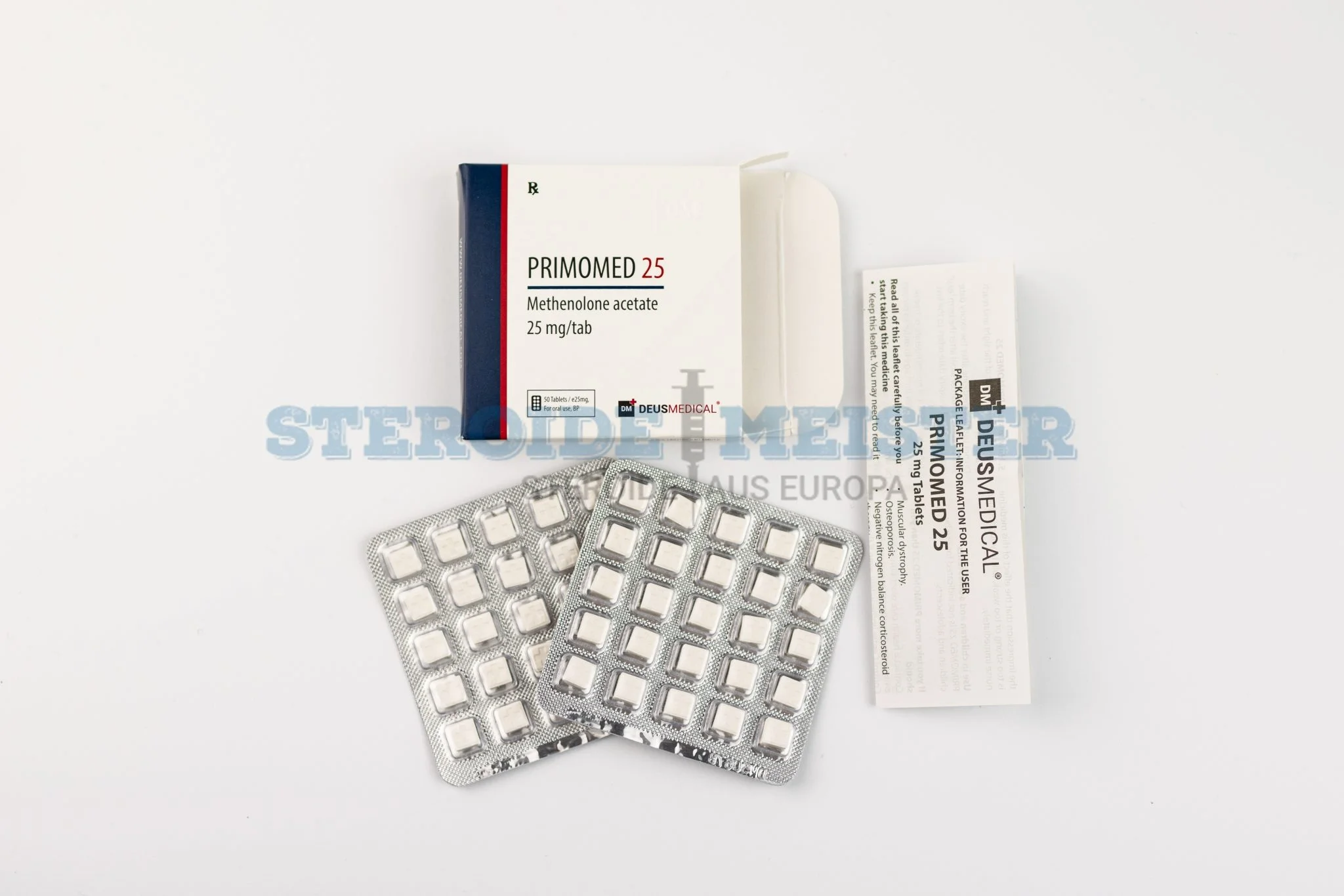 Primomed 25 (Methenolonacetat) Deus Medical 25mg 50 Tab