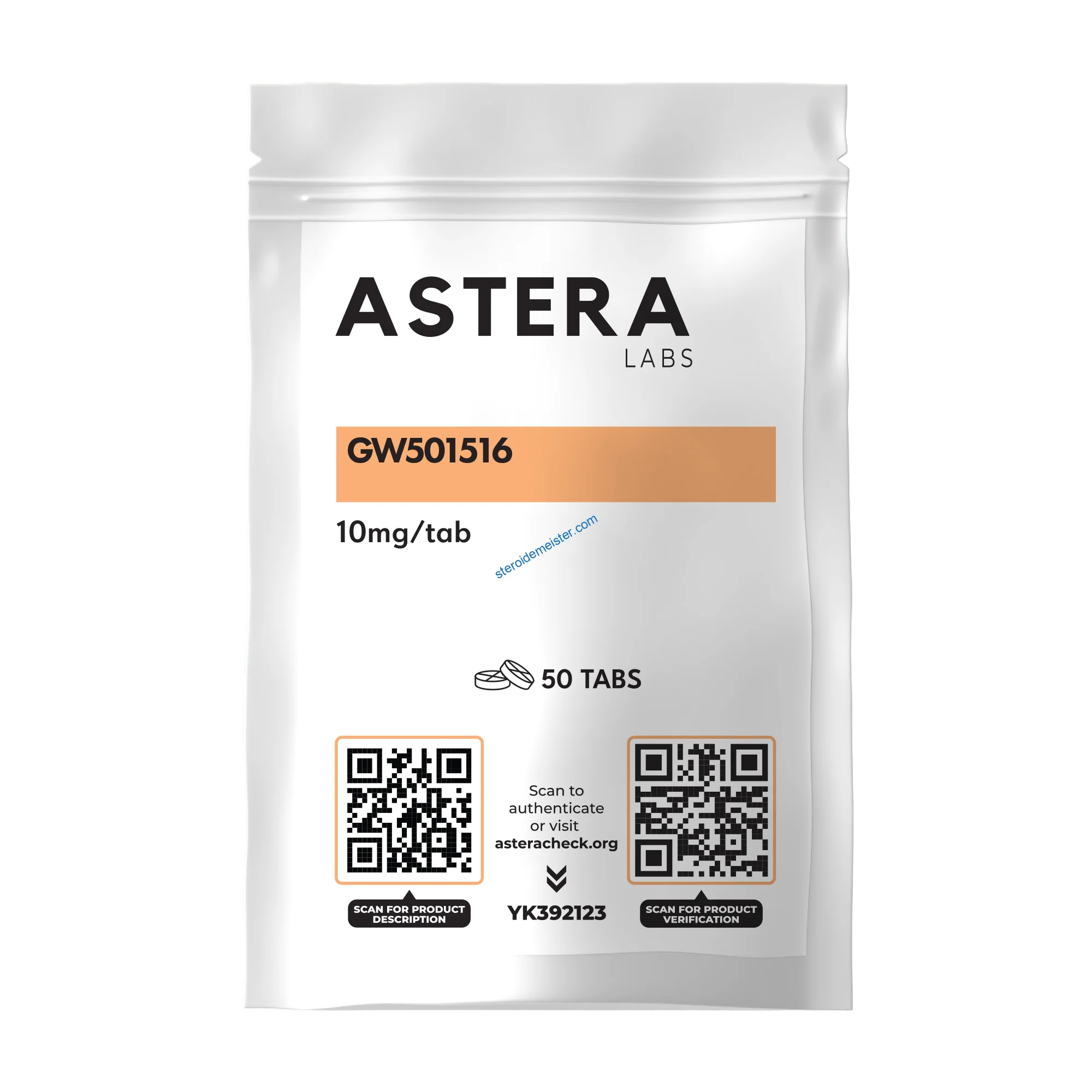 GW501516 Cardarine Astera Labs 50 Tabletten [10mg/tab]