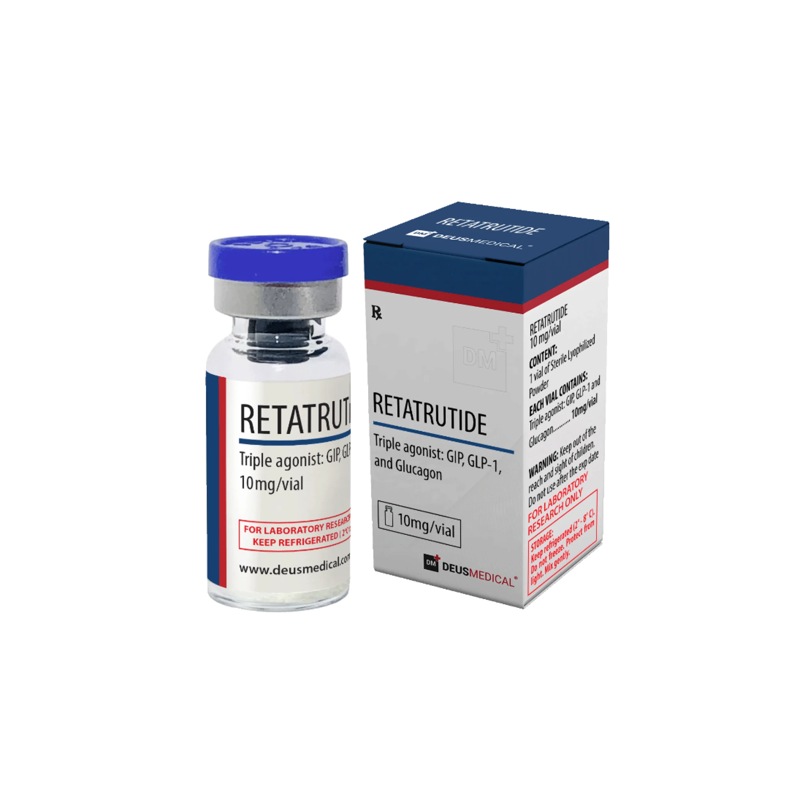 RETA 10mg (GLP-1, GIP &#038; Glucagon) Deus Medical