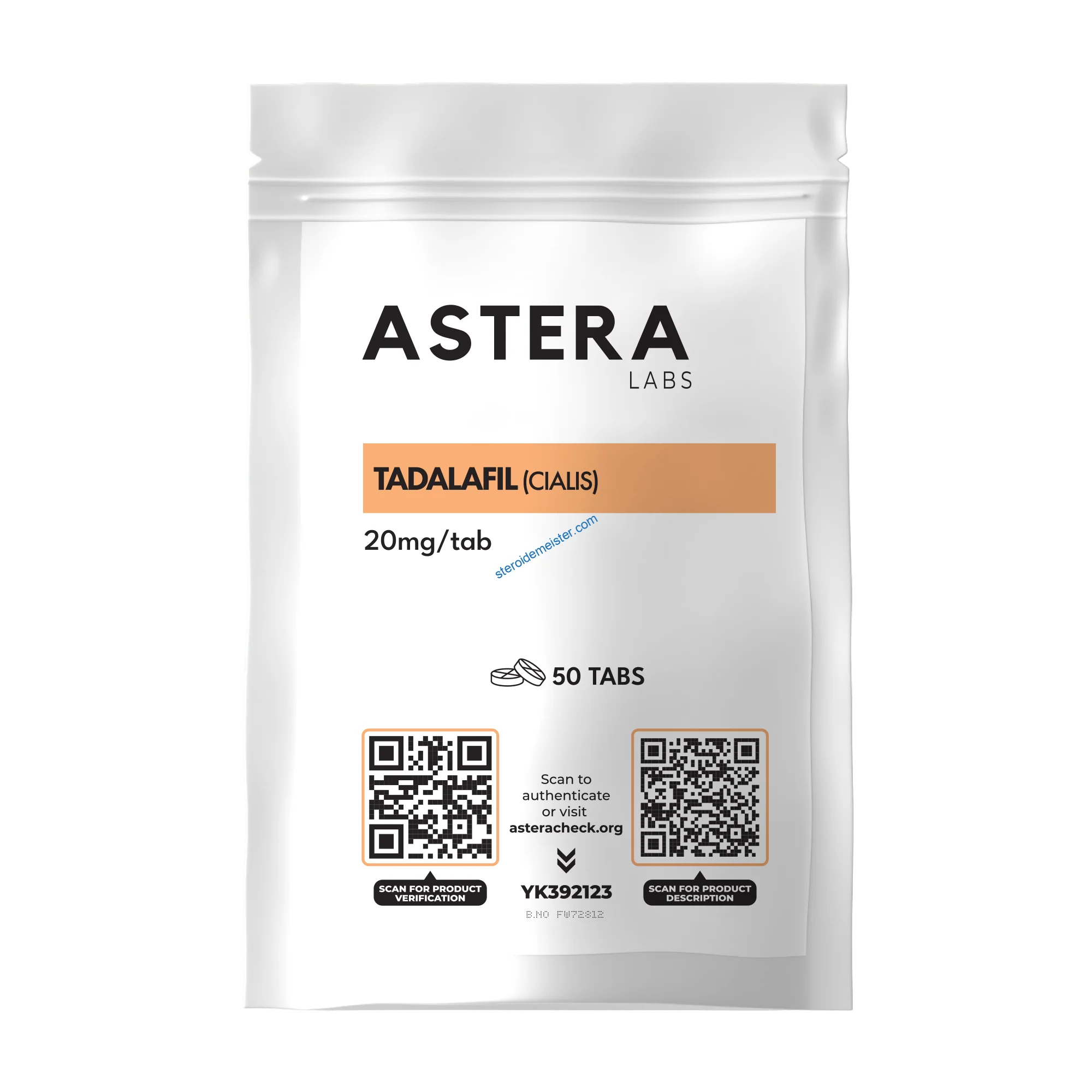 Tadalafil (Cialis) Astera Labs 50 Tabletten [20mg/tab]